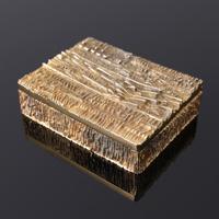 Arnaldo Pomodoro Gilt .800 Silver Lidded Box - Sold for $3,328 on 10-10-2026 (Lot 277).jpg